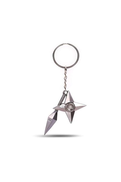 AlpCollection Naruto Anime Gray Spear Metal Keychain