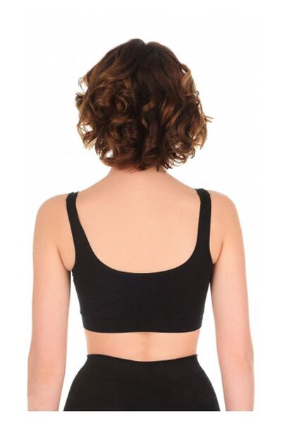 Form Time Подплатено черно бюстие минимайзер с широки презрамки 5051