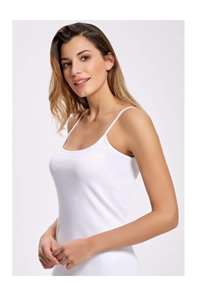 SEDEF YILDIZ Atletă cu cureaua cu fir alb pentru femei