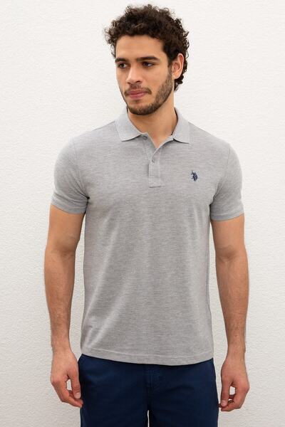 U.S. Polo Assn. Tricou gri pentru bărbați