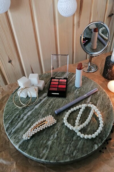 PeraMarble Doğal Mermer Zümrüt Servis Tepsisi