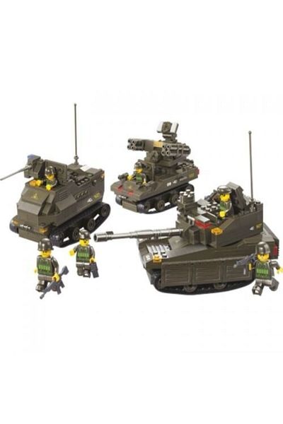 Şenver Toys مجموعة أحجية سلوبان المكونة من 609 قطعة من مجموعة النخبة العسكرية