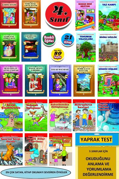 Ata Yayıncılık 3.sınıflar Için Renkli Resimli 20'li Öykü Kitabı Seti