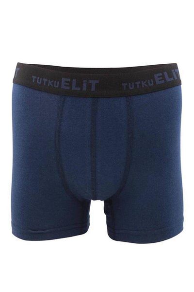 tutku iç giyim Tutku Elite Model Boxer Navy Blue-1252