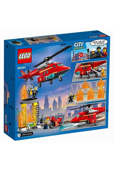 LEGO مروحية إنقاذ حريق المدينة 60281