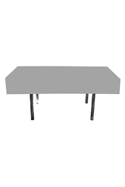 PARTİSERÜVENİ Tablecloth Plastic Silver Color 137*183 cm