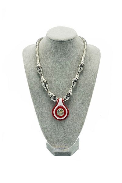 Dünyadan Hediyeler Singapore Metal Pine Ethnic Necklace