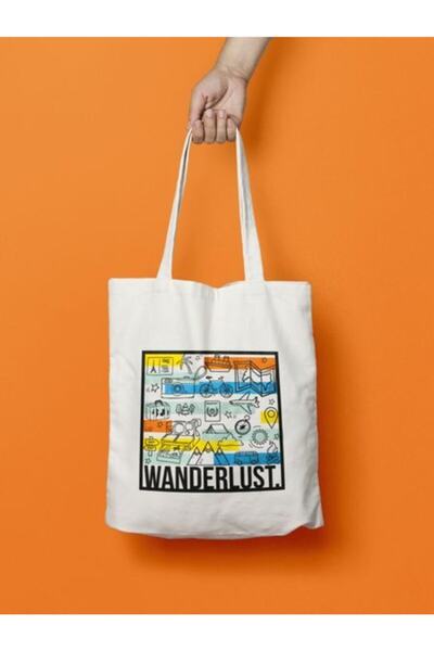 Bikutumutluluk Hediyelik - Wanderlust Bez Çanta