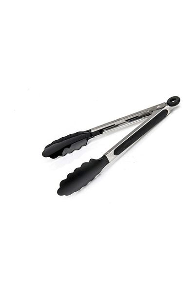 Ün-Ev Silicone Tongs Black Mouth Locking Tongs 208-s