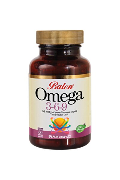 Balen أحماض زيتية أوميجا 3-6-9 - 1585 ملجم، 60 كبسولة