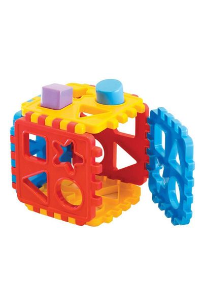 Dede Oyuncak Bultak Cube Puzzle Educational Baby Bultak Geometric Shape Colorful Toy