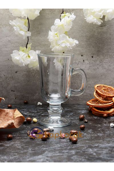 Paşabahçe قهوة أيرلندية لاتيه كوب زجاج 4 قطع 230 سي سي
