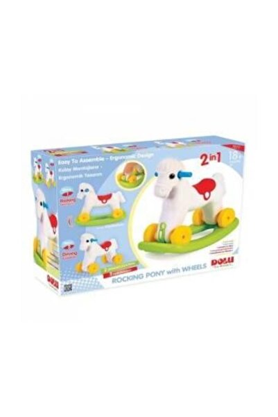 Dolu Plastik Sallanan At Çocuk Bisikleti