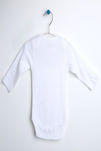 ebebek Hello Baby Long Sleeve Bodysuit GENHELUBDY6541BEY