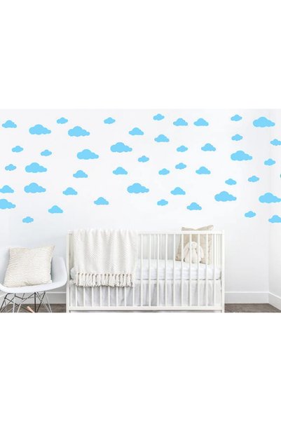 BugyBagy Cloud Wall Sticker 100 pieces mix