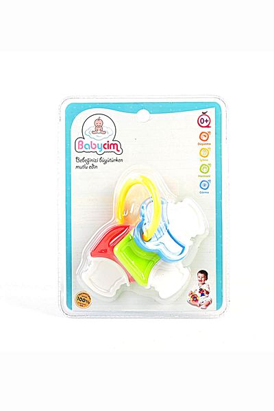 BİRLİK TOYS سلسلة مفاتيح بيرليك بيبي سم خشخشة