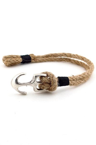 Solfera Men's Anchor Sailor Sailor Rope Bracelet BT433