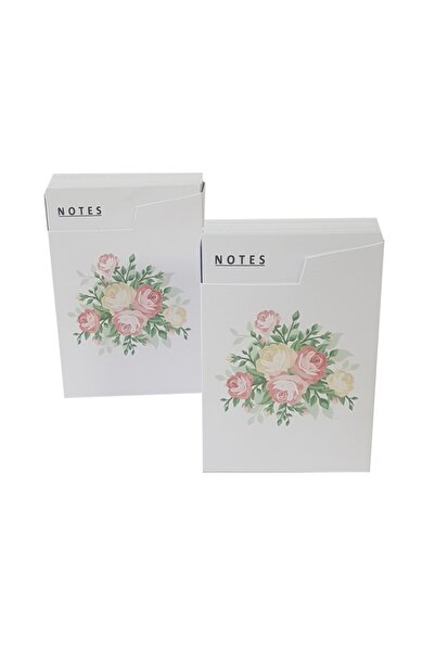 cabuk baskı 2 قطعة من الورق المقوى المطبوع بالورد 8x12 سم