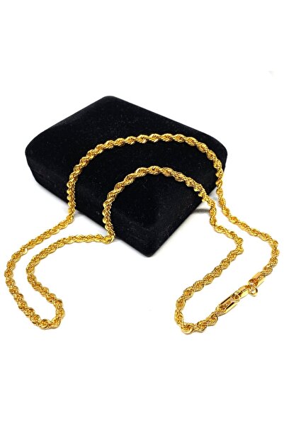 Gürler Kuyumculuk 50 Cm Pullu-arpa, Burgu-halat Zincir Altın Kolyeler - Ak0192