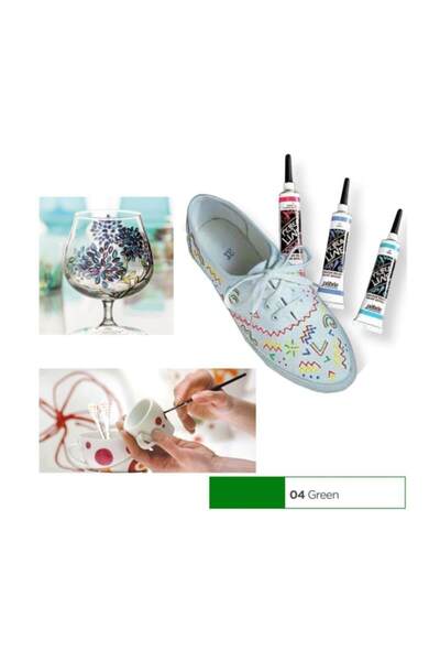 Pebeo Line Kumaş Boya 20ml Tüp - 04 Vert