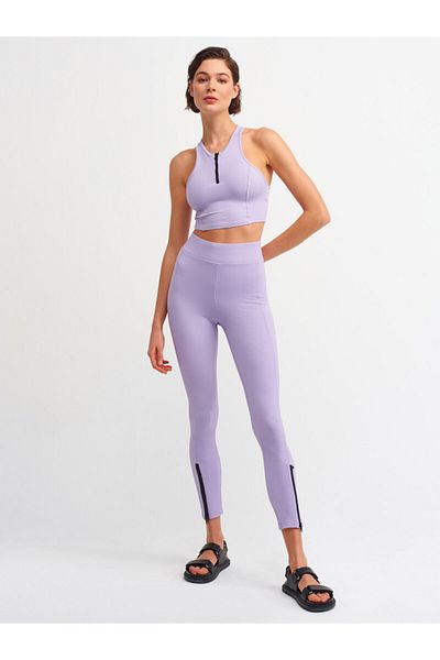 Dilvin Leggings - Lila - Hoher Bund