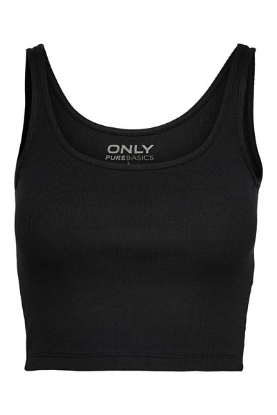 ONLY Γυναικεία αμάνικη μπλούζα Crop