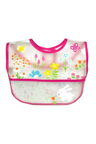 iplay 6-18Months, Waterproof Eva Fabric Velcro Baby Food Bib, Bib