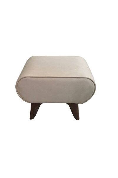 BuBisanal Sandal Puf Krem Koltuk 47 cm