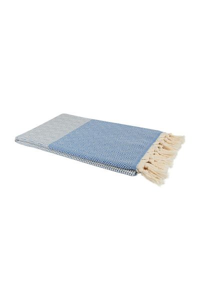 Bedinn Peshtemal Diamond Honeycomb Blue Pst278