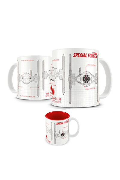 SD Toys Star Wars: Special Forces Ep7 White Blue Mug Kupa  SDT224