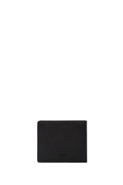 CENGİZ PAKEL Genuine Leather Black Red Men's Wallet
