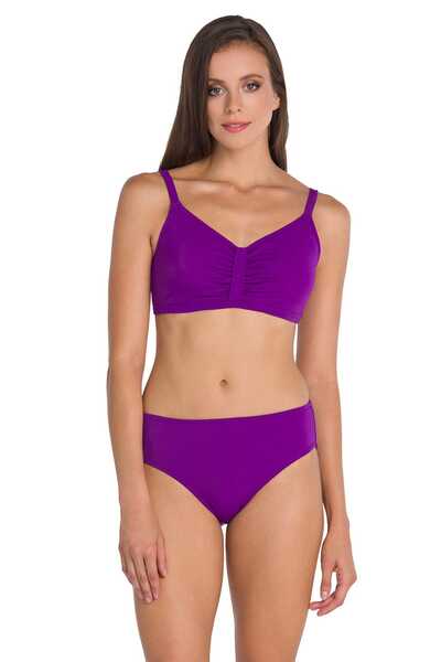 Dagi Γυναικείο Μωβ Δαντέλα Μπικίνι Τοπ B0112Y2620