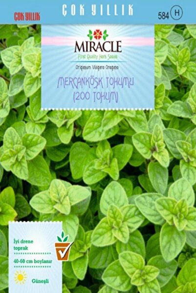 Genel Markalar Miracle Mercanköşk Tohumu (200 Tohum)