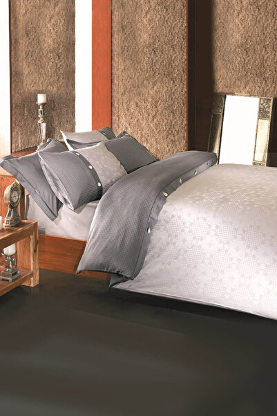 İssimo Home Double Bamboo Duvet Cover Set - Massimo Gray