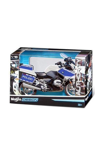 Maisto 1:18 Police Motorcycle Model