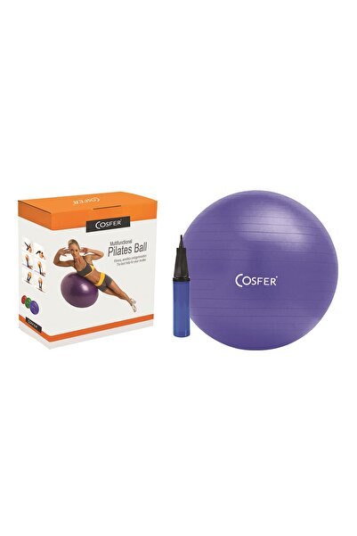 Cosfer CSF-75CMKTM Kutulu Pilates Topu Mavi Pompa