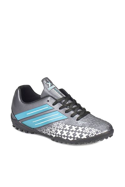 Kinetix CROSSER TURF Pantofi de câmp Astroturf pentru bărbați, gri închis, alb turcoaz 100286803