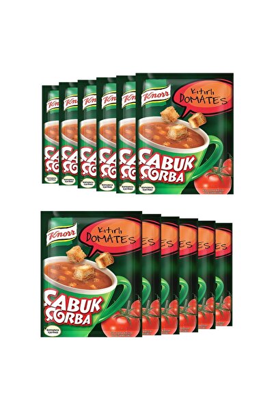 Knorr Çabuk Knorr Çorba Kıtırlı Domates  12 Adet