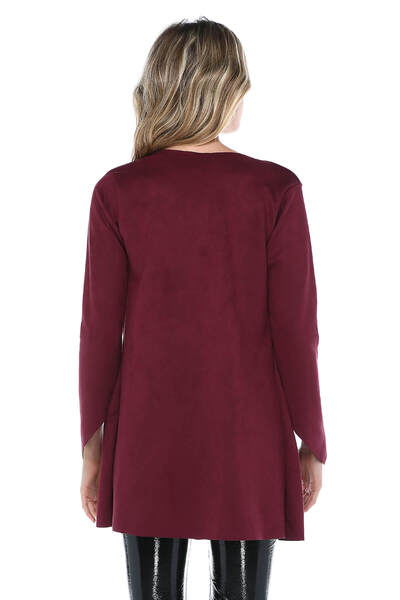 Quincey Women's Plum Suede Jacket CK23015