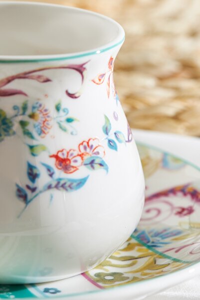 Emsan Samatya 6 Kişilik Porselen Kahve Fincan Takımı Klasik