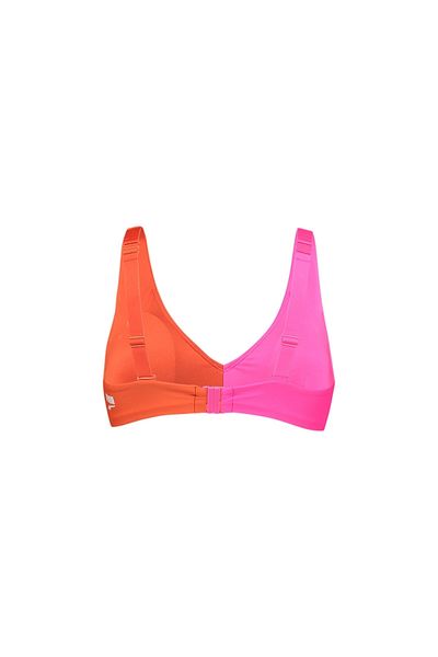 Puma Color Blocked Women's Plunge Top - Swim