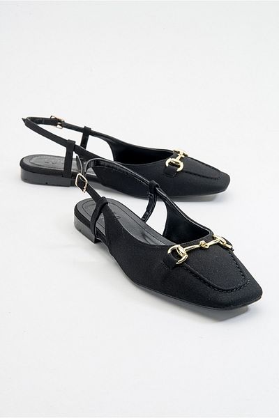 LuviShoes Oblast Černé dámské sandály