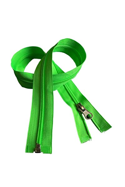 e tuhafiye Фосфоресциращ зелен цип за яке тип 10 (60 cm)