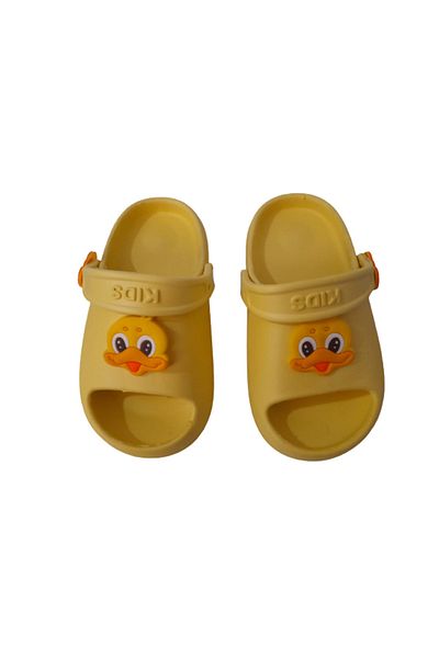 Calx Copii unisex Rață galbenă cu talpă anti-alunecare Piscina Mare Grădină Sandale zilnice Papuci