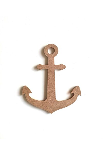 DEKOLOBİ Boyanabilir Çapa Model Ham Mdf 30 Cm