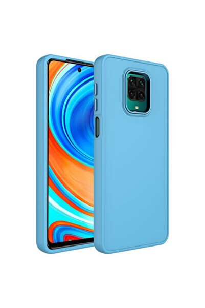 Rivor Xiaomi Redmi Note 9s Kılıf Metal Çerçeve Hassas Butonlu Renkli Içi Kadi...