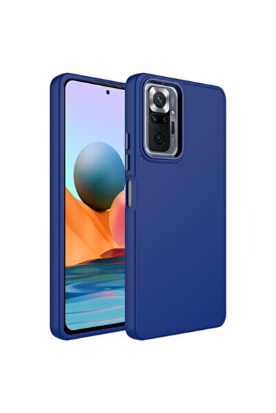 Rivor Xiaomi Redmi Note 10 Pro Kılıf Metal Çerçeve Hassas Butonlu Renkli Içi ...