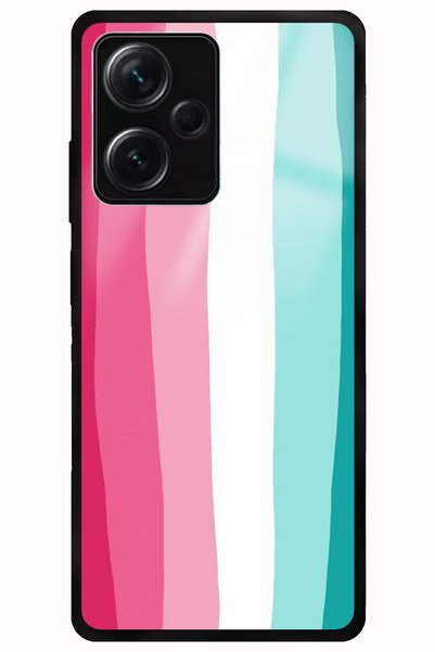 WANNA PROTECT Xiaomi Redmi Note 12 Premium Rainbow Rainbow Pattern Glossy Pho...