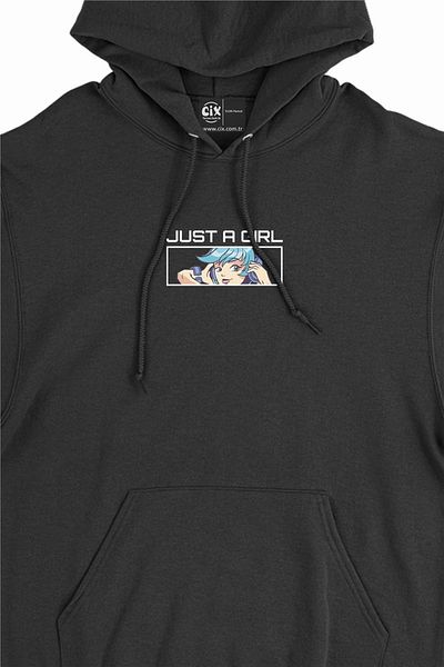 Cix Hanorac cu glugă Anime Just A Girl Minimal