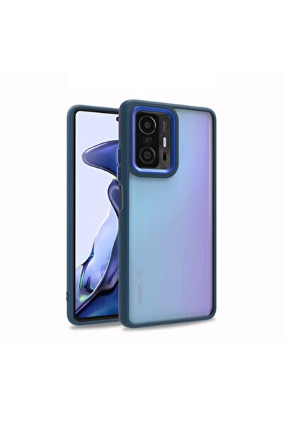 Rivor Xiaomi Mi 11t 5g Kılıf Kamera Çıkıntılı Arkası Şeffaf Köşeleri Parlak R...